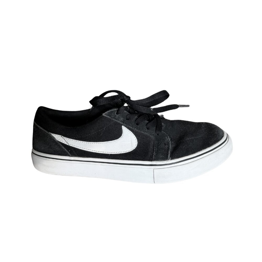 Nike SB Satire II Shoe Black White 2014 Skateboarding Sneaker Men Size 8